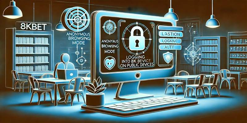 Đăng nhập 8kbet trên thiết bị công cộng bằng cách không lưu trữ thông tin